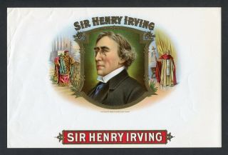Old Sir Henry Irving - English Stage Actor