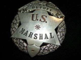 Antique Us Marshal Deputy Marshal Police United States Marshal By Las&sco.