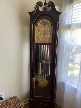 Herschede Grandfather Clock Hall Clock Model 217