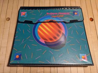 Trapper Keeper Notebook Orange Pink Turquoise Designer Series Vintage 1989 Mead