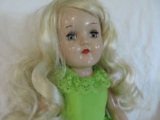 Vintage Ideal Toni Doll Cute Little Toni Blonde Hair Blue Eyes P - 90 68