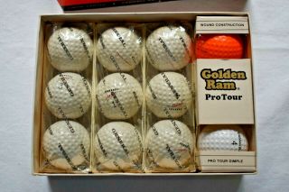 Vintage General Jato & Golden Ram Golf Balls In Sleeves And Box