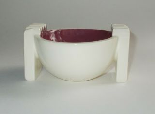 Vintage 1930s/1940s Art Deco Ceramic / Candy Dish Ashtray Made In Czechoslovakia