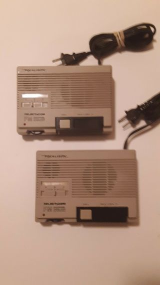 Vintage Intercom System - Realistic Selectacom Fm 3 - Channel 43 - 218