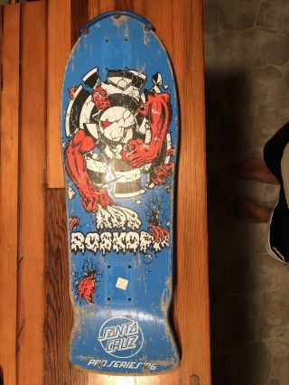 Vintage Rob Roskopp Target 3 Skateboard Santa Cruz