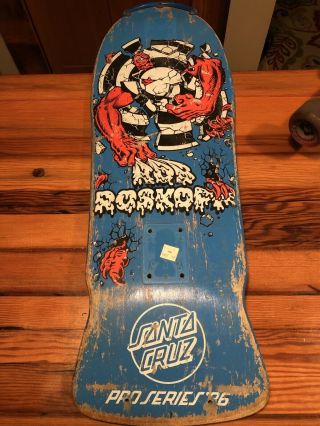 Vintage Rob Roskopp Target 3 Skateboard Santa Cruz 3