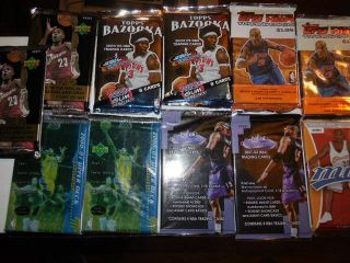 11 Basketball Mixed Packs 2 2004/05 Topps/2 2004/05 Topps Bazooka/2 U.  D.  2004/05