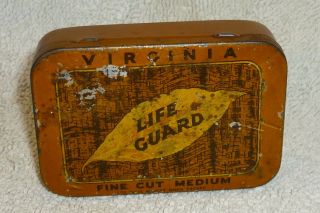 Lifeguard - Virginia Fine Cut Medium - Tobacco Tin - 1oz Nett