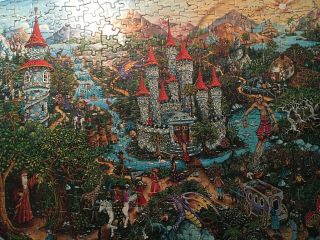 Vintage (1983) Eaton Jigsaw Puzzle “beyond The Rainbow”