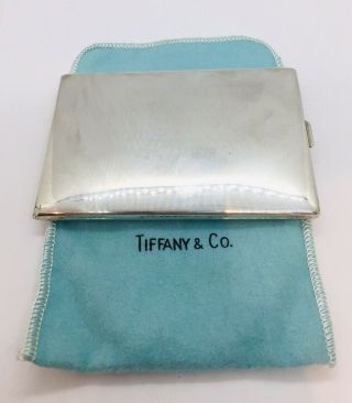 Tiffany & Co.  Vintage Sterling Silver Cigarette Case