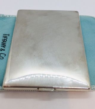 Tiffany & Co.  Vintage Sterling Silver Cigarette Case 2