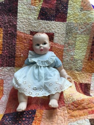 Vintage Gerber Baby Doll 1970 Flirty Follow Me Googly Eyes 17 "