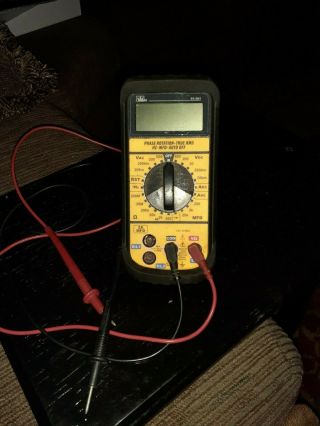 Ideal 61 - 361 Phase Rotation True Rms Hz - Mfd - Auto Off Tester
