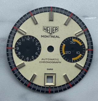Vintage Heuer Montreal Dial For Cal.  12 From 70 