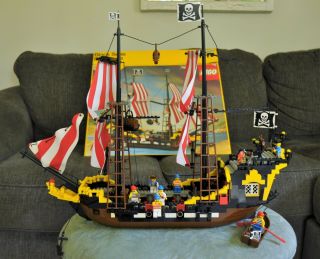 Pirates Lego 6285 Black Seas Barracuda 100 Complete W Box & Instructions