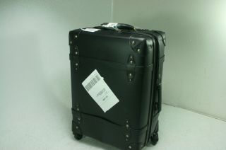 Vintage Luggage Carryon Suitcase Travel Hojax Classic Trolley Luggage - 006 Black