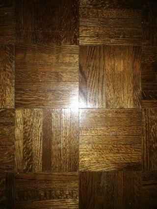 Retro Oak Parquet Flooring 7 Finger Oak Tiles (2 Sq Ft)