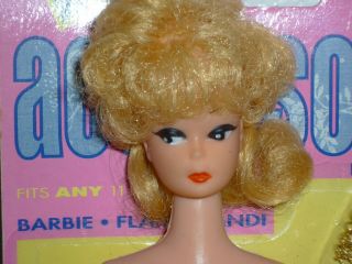 Vintage Ponytail Barbie Bild Lilli Plastic Clone Doll With Flair Accessory Pack