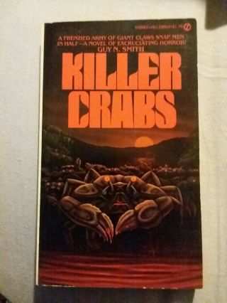 Killer Crabs Guy N.  Smith Vintage Horror Paperback Signet 1979