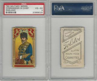 T80 Tolstoi,  Military,  1911,  Commander In Chief,  England,  Psa 4 Vgex