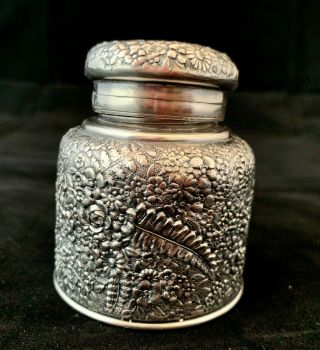 Antique 19th Century,  Tiffany & Co.  Sterling Silver Inkwell