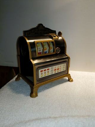 Vintage Waco Novelty Tin Slot Machine Antique Slot - N - Lighter - Does Not Ignite