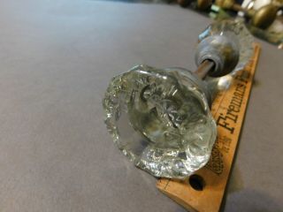 Antique Vintage Door Knob Set Crystal Glass (24)