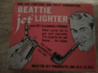 Box For A Beattie Jet Lighter With Jet Probe Cleaner