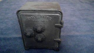 Vintage Tiny Mite Bank Safe Arrow Specialties