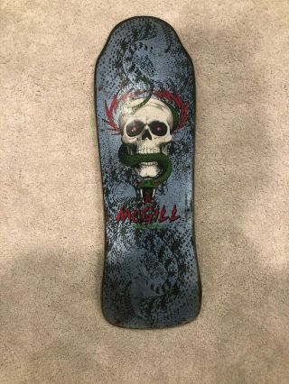 Vintage Og 1984 Bottle - Nose Mike Mcgill Powell Peralta Xt Skateboard Deck
