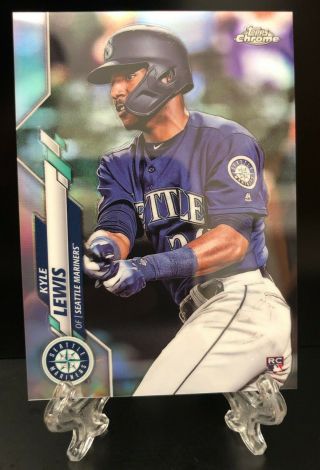 2020 Topps Chrome Kyle Lewis Rc 186 Image Variation Sp Refractor Mariners Roy?