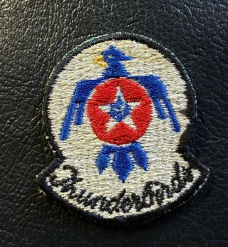 Usaf Thunderbirds Squadron Patch 2 " Vintage Late 50 