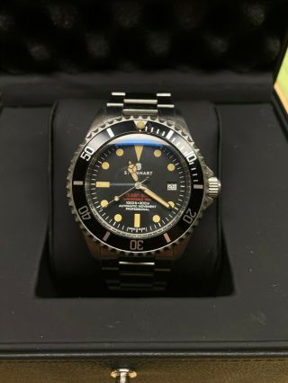 Steinhart Ocean One Vintage Red Diver Watch 42mm Swiss Made Eta 2824 - 2