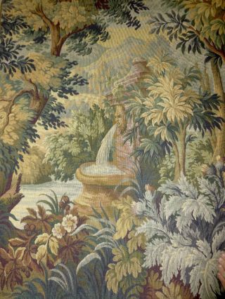 Large Vintage French Chateau Tapestry Verdure by JP Paris 200cmX150cm 2
