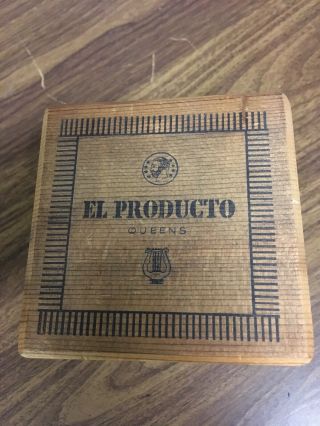 El Producto Tall Wood Cigar Box -
