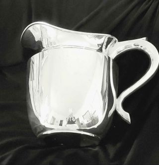 Sterling Silver Water Pitcher 7 3/4 " H X 10 " W 600 Gr