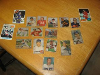 Vintage 1950s Baseball And Football Cards Must - See