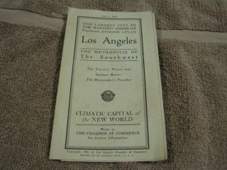 1926 Los Angeles Chamber Of Commerce Metropolis Southwest Homeseeker 