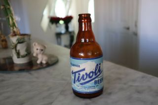Vintage Tivoli Pilsener Beer Bottle 12 Oz.  Denver Co