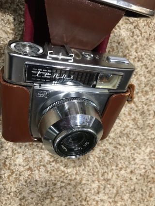 Vintage Zeiss Ikon Tenax Camera Tessar 2.  8/50 Ag With Case.