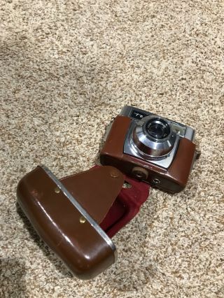 Vintage Zeiss Ikon Tenax Camera Tessar 2.  8/50 AG With Case. 2