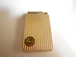 Unusual Gold Plated Musical Lighter By Pac Plays Smoke Gets In Your Eyes