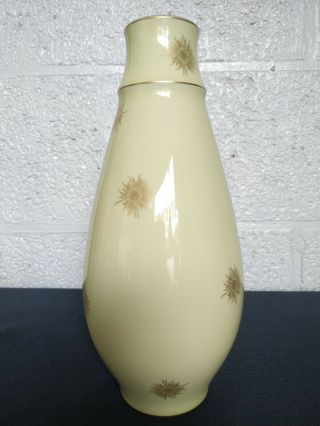 Antique 1912 Sevres French Porcelain Vase Stylized Sun Decor