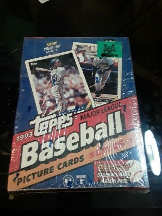 1993 Topps Baseball Series 1 Box (36 Packs)