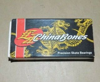 Vintage Box - China Bones - With 8 Skateboard Bearings