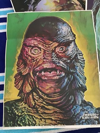 Vintage Monster Movie Poster 1975 11x14 Universal Studios Creature Lack Lagoon
