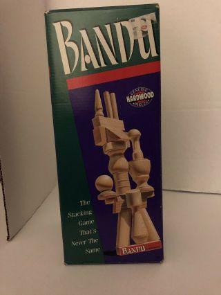 Bandu Stacking Game 100 Complete 1991 Milton Bradley Vintage
