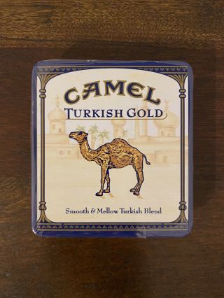 Vintage - Camel Cigarette Tin - Turkish Gold