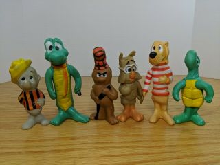Vintage Walt Kelly Pogo Possum & Friends Complete Set Of 6 Figures 1969 (m11 - E)