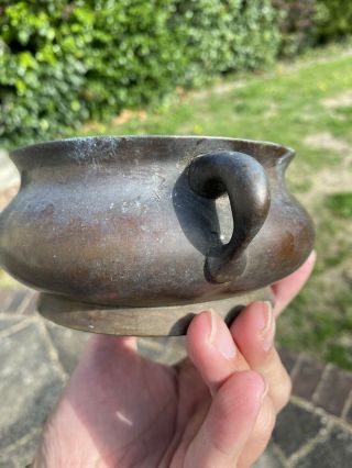 A rare Early 19th century Chinese bronze censer 3